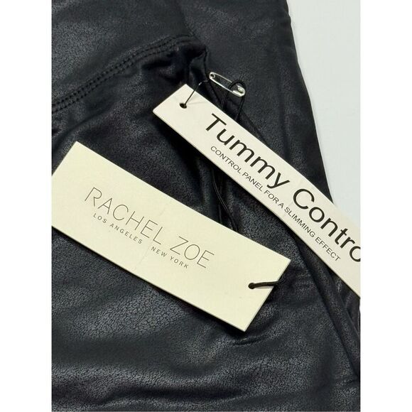 Rachel Zoe faux leather Tummy Control Legging Pant Size Medium NWT - Picture 5 of 8